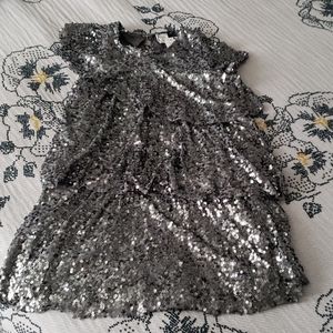 Girls Zara Seguins Party Dress Size 13-14